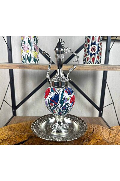 Çini Evi Diplomatic Gift – Silver-Plated İznik Tile Jug Set