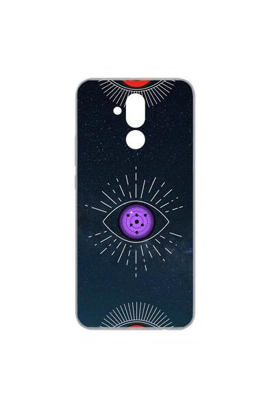 OEM Θήκη συμβατή με Huawei Mate 20 Lite Σιλικόνης TPU με σχέδιο Μάτι Τομόε Ρι...