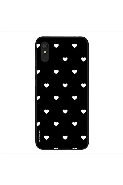 Sonique Θήκη Heart Series για Xiaomi Redmi 9A / Redmi 9AT Μαύρο 02