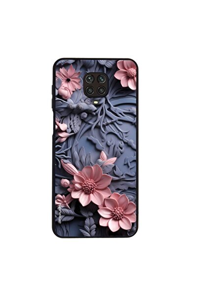 Sonique Θήκη 3D Flower Series για Xiaomi Redmi Note 9S/9 Pro Ροζ 02