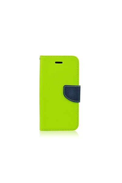 OEM Fancy Book Samsung Galaxy A3 2017 Λαχανί/Σκούρο Μπλε