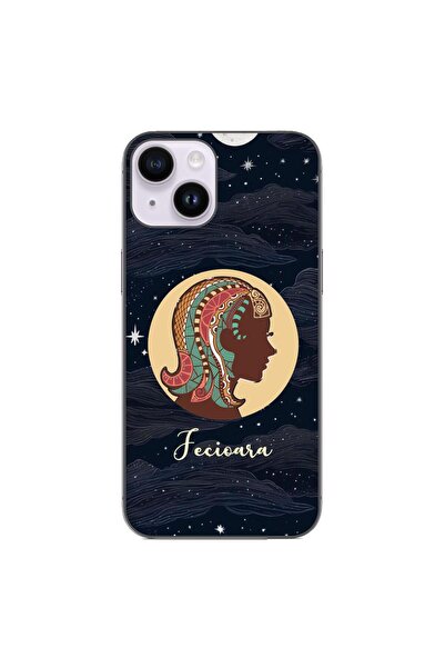 OEM Husa compatibila cu Apple iPhone 14 Silicon Gel Tpu Model Horoscop Fecioara