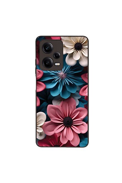 Sonique Θήκη 3D Flower Series για Xiaomi Redmi Note 12 Pro 5G Ροζ 01