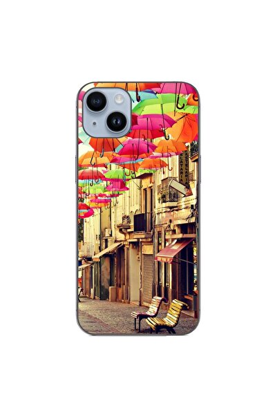 OEM Θήκη συμβατή με Apple iPhone 15 Plus από σιλικόνη gel TPU με σχέδιο πολύχ...
