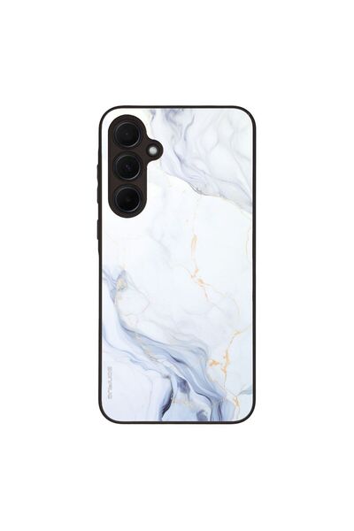 Sonique Θήκη Marble Series για Samsung Galaxy A35 5G Λευκό 02