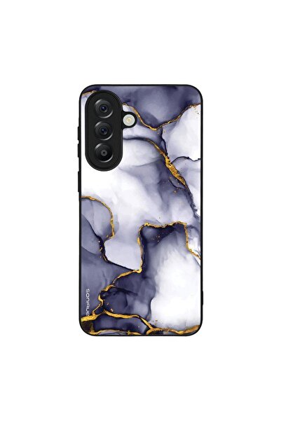 Sonique Θήκη Marble Series για Samsung Galaxy A57 5G Μωβ Γκρι