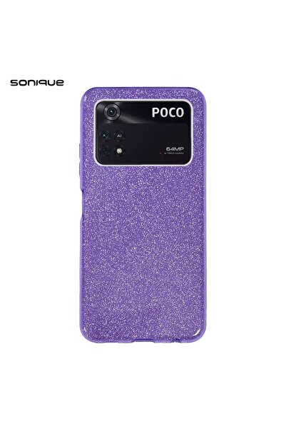 Sonique Θήκη Σιλικόνης Shiny Xiaomi Poco M4 Pro 4G Μωβ