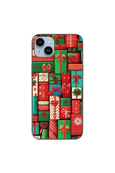 OEM Θήκη συμβατή με Apple iPhone 15 Plus, από σιλικόνη gel TPU, με σχέδιο Χρι...