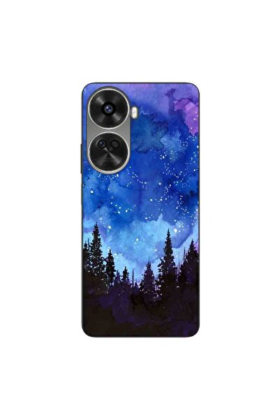 OEM Θήκη συμβατή με Huawei Nova 12 SE Σιλικόνης Gel TPU Μοντέλο Νυχτερινό Δάσος