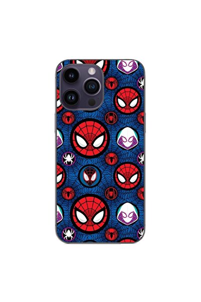 OEM Husa compatibila cu Apple iPhone 15 Pro Max Silicon Gel Tpu Model Spiderm...