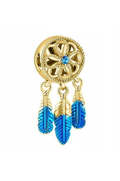 Larezo Pandantiv Tip Charm Pentru Bratari Modulare, Argint 925 Placat Cu Aur ...