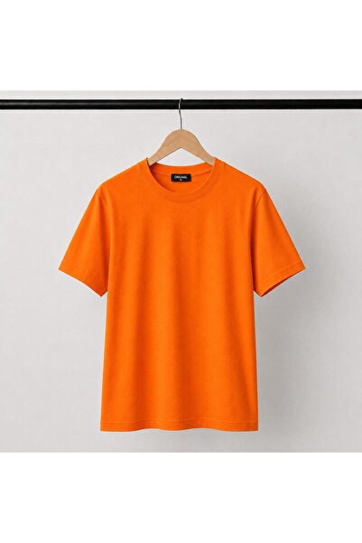 Kuraff Giyim Unisex Crew Neck Basic Cotton Combed Cloth