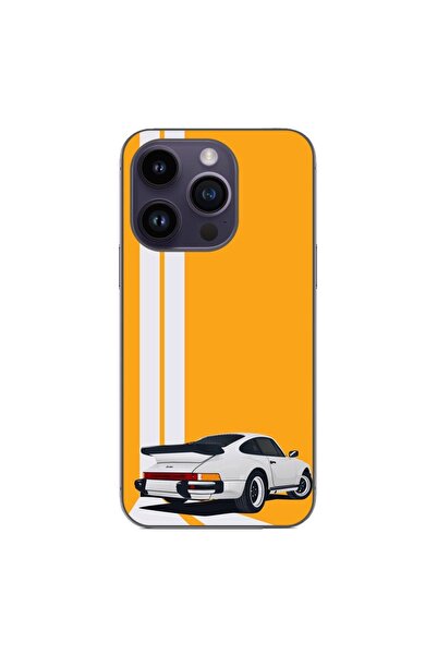 OEM Калъф, съвместим с Apple iPhone 15 Pro, силиконов гел TPU модел Porsche 9...