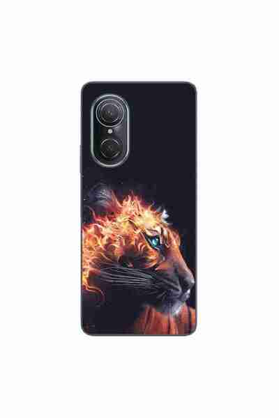 OEM Θήκη συμβατή με Huawei Nova 9 SE Σιλικόνης Gel TPU Μοντέλο Flameborn Tiger