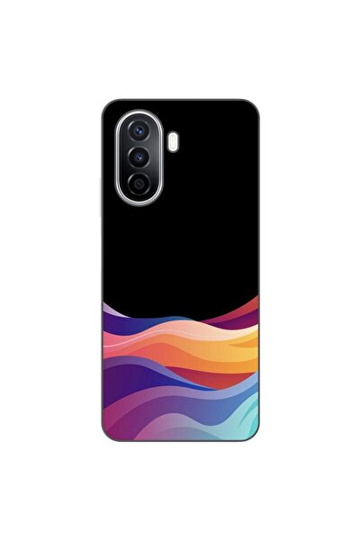 OEM Husa compatibila cu Huawei Nova Y70 Silicon Gel Tpu Model Neon Waves
