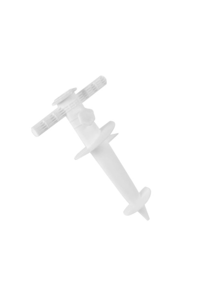 OEM Screw Type Umbrella Holder, White Plastic, Sand Stabilization, Compatible...