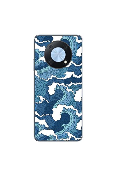 OEM Θήκη συμβατή με Huawei Nova Y90 Σιλικόνης Gel TPU Σχέδιο Crazy Waves
