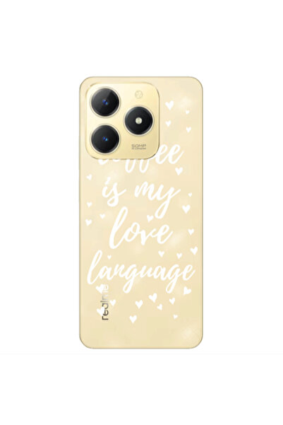 Other Realme C61 Coffe is my love language Transparent Silicone TPU Θήκη