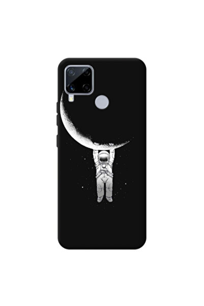Other Realme C25 Swinging on the moon Transparent Silicone TPU Θήκη