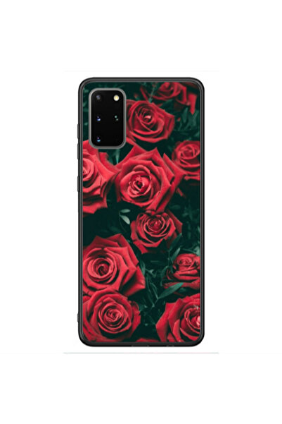 Other Samsung S20 FE Red Roses Black Glossy Θήκη
