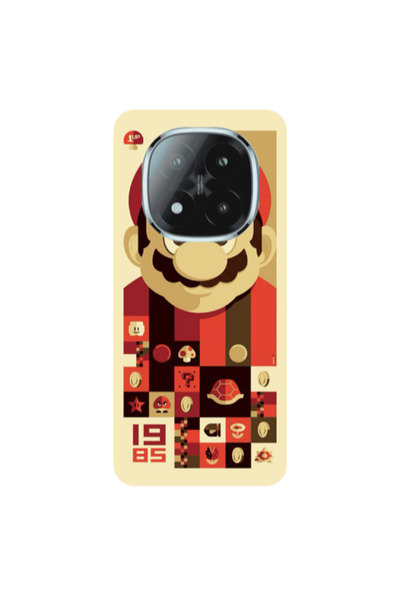 Other Xiaomi Redmi Note 14 Pro + 5g Super mario Transparent Silicone TPU Θήκη