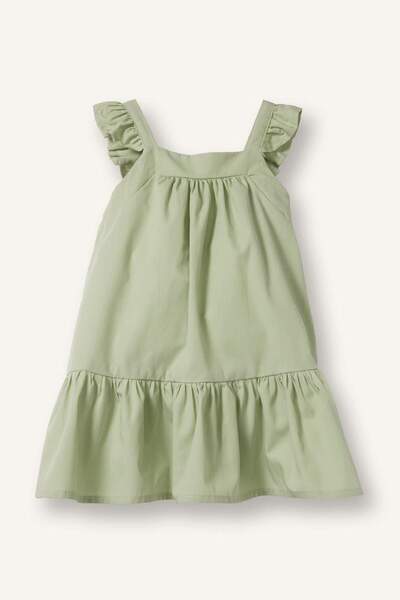 DeFacto Sleeveless Poplin Pink Dress Baby Girl I0491A526Hs