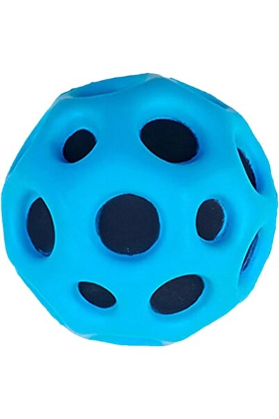 OEM Jucărie pentru copii, Minge săritoare Planet, Poliuretan, 7x7cm, Albastru