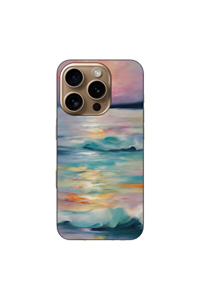 OEM Θήκη συμβατή με Apple iPhone 16 Pro από σιλικόνη gel TPU με σχέδιο ακουαρ...