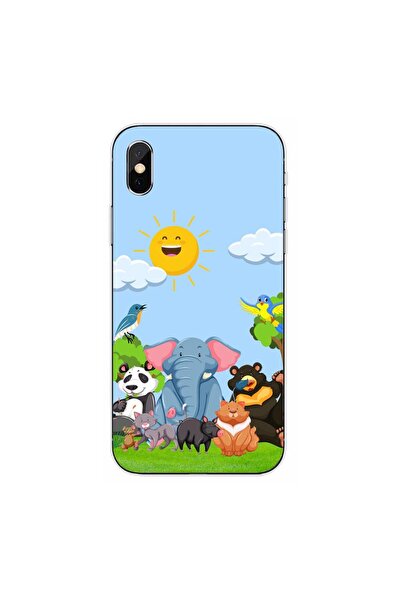 OEM Husa compatibila cu Apple iPhone XS Max Silicon Gel Tpu Model Prietenii J...