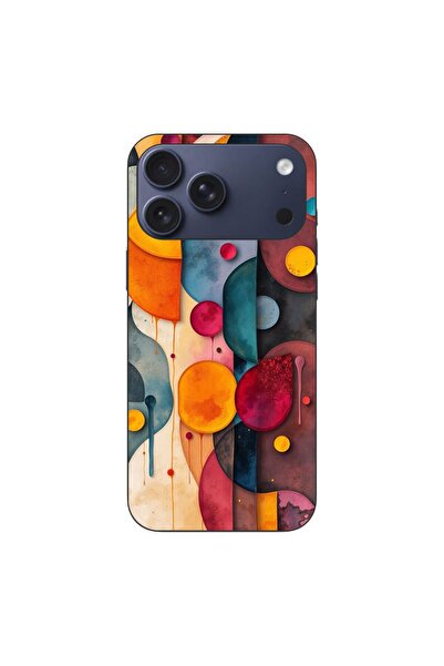 OEM Husa compatibila cu Apple iPhone 17 Pro Max Silicon Gel Tpu Model Abstrac...