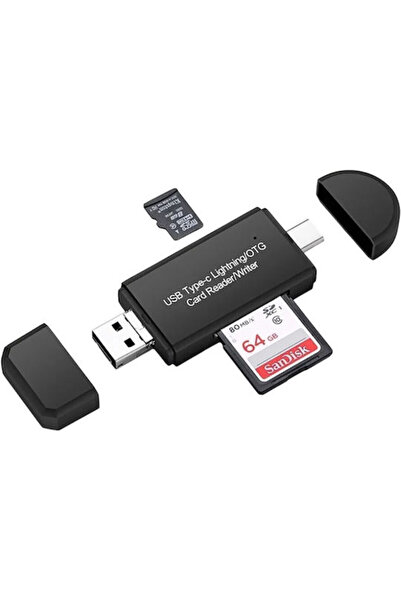 ATC Αναγνώστης καρτών micro USB / USB 2.0 για SD / microSD / microSDHC / micr...