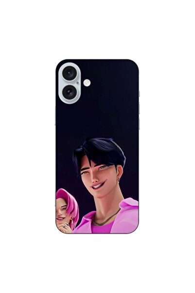 OEM Husa compatibila cu Apple iPhone 16 Plus Silicon Gel Tpu Model KPop Demon...