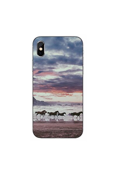 OEM Husa compatibila cu Apple iPhone XS Silicon Gel Tpu Model Cai Alergand