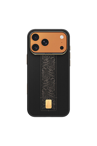 iPhone 17 Pro Max Uyumlu Kılıf M-safe Şarj Özellikli Aramid Dual Rise Serisi Kapak Siyah