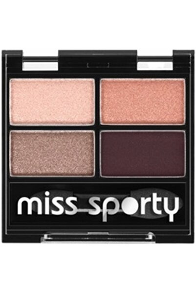 Miss Sporty Studio Quattro Paletă de farduri de ochi Smoky Rose pentru femei,...
