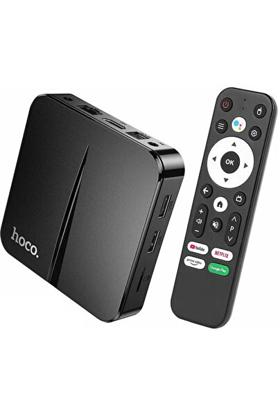 hoco. Hoco TV Box DQ09 Barco 47070-OC 4K UHD με WiFi, USB 2.0, 4GB RAM και 64...