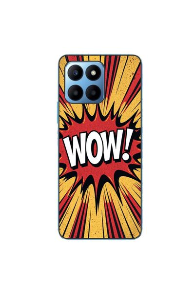 OEM Husa compatibila cu Honor 70 Lite Silicon Gel Tpu Model Comic Book WOW Text