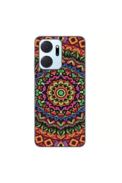 OEM Husa compatibila cu Honor X7a Silicon Gel Tpu Model Colorfull Mandala Ora...