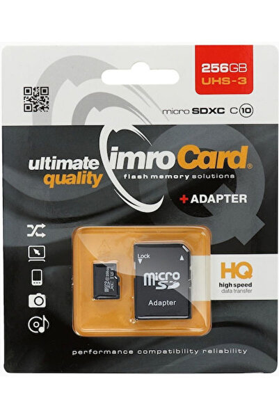 Imro microSDXC 256GB Κλάση 10 UHS-III 85MB/s με Αντάπτορα