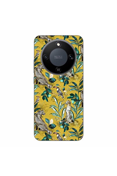 OEM Husa compatibila cu Honor Magic8 Lite Silicon Gel Tpu Model Yellow Jungle...