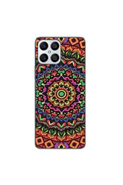 OEM Husa compatibila cu Honor X8 4G Silicon Gel Tpu Model Colorfull Mandala O...