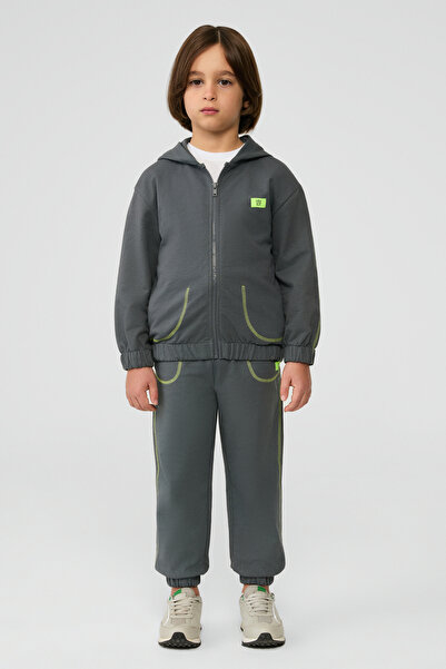 NBT BSC Boy Anthracite Tracksuit Top
