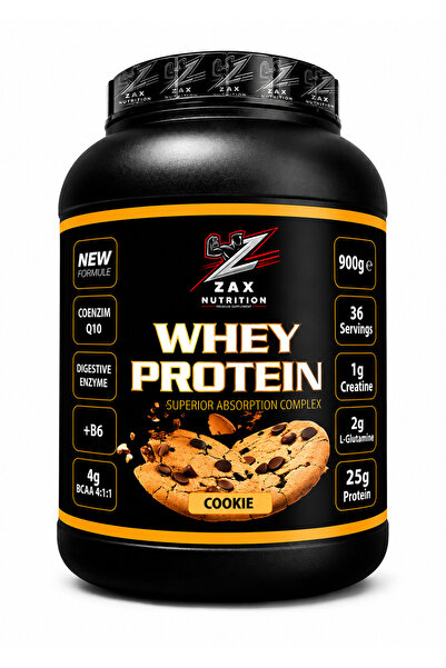zax nutrition بروتين مصل اللبن بنكهة الكوكيز 900 جرام 36 حصة (سلسلة خاصة)