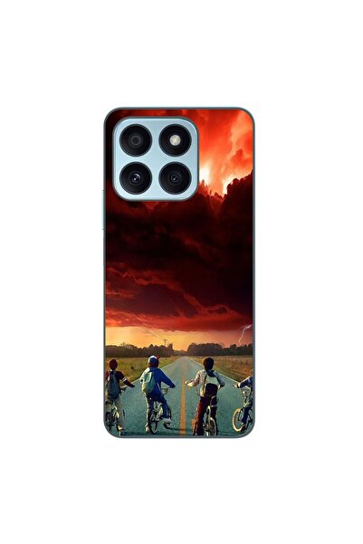 OEM Husa compatibila cu Honor X8b Silicon Gel Tpu Model Stranger Things Red Sky