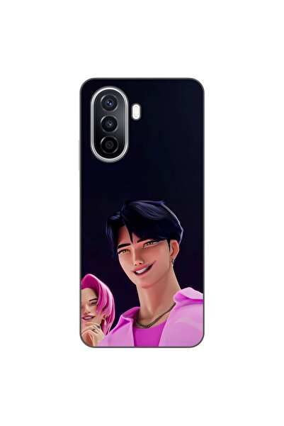 OEM Θήκη συμβατή με Huawei Nova Y70 Σιλικόνης Τζελ TPU με σχέδιο KPop Demon H...