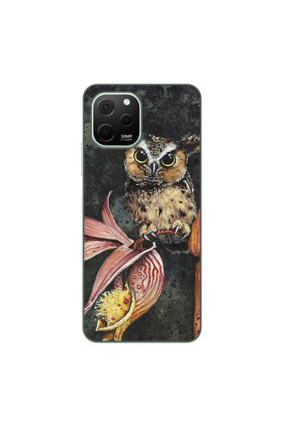 OEM Husa compatibila cu Huawei Nova Y61 Silicon Gel Tpu Model Owl Painted