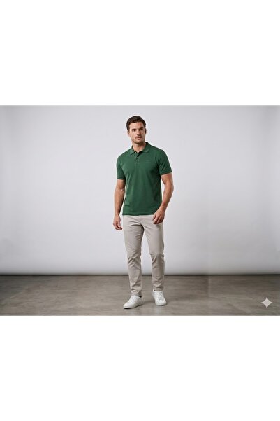 Guess Men's Polo Collar Short Sleeve Basic T-Shirt M6Gp18K3086