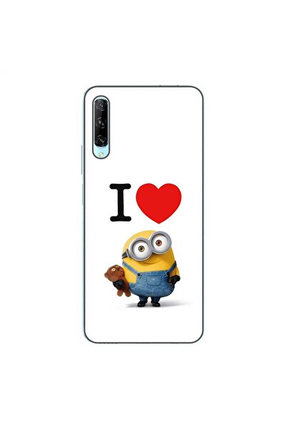 OEM Husa compatibila cu Huawei P Smart Pro Silicon Gel Tpu Model I Love Minions