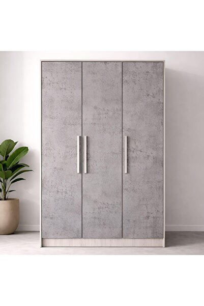 Danube Home Kentorp 3 Door Wardrobe | Sturdy Closet Clothes Storage Cupboard ...