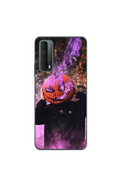 OEM Калъф, съвместим с Huawei P Smart 2021, силиконов гел TPU, с шарка на лил...